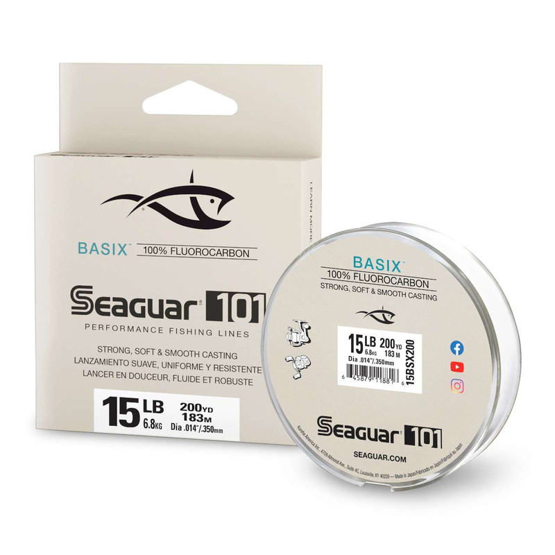 SEAGUAR RED LABEL Fluorocarbon Fishing Line 15lb 200 YARDS FREE USA  SHIPPING!