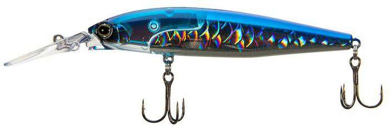 Shimano World Diver 99SP Jerkbait - Blue Silver - TackleDirect