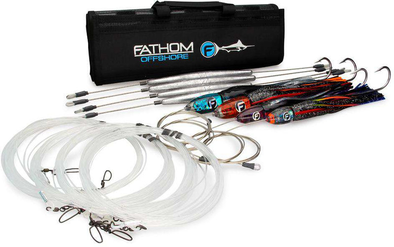 Fathom Offshore Pre-Rigged Wahoo Trolling Lure Pack - TackleDirect