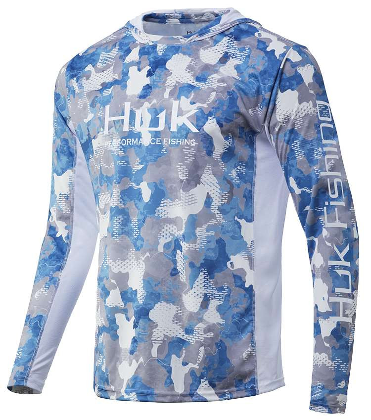 Huk Icon X Refraction Camo Hoodie Ice Boat TackleDirect