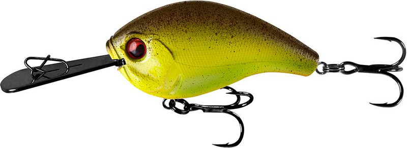 3) Strike King KVD 4.0 Square Bill Crankbait - Chartreuse Shad