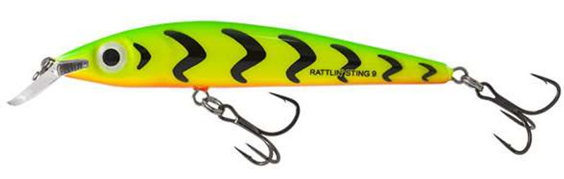 Salmo Green Tiger Rattlin' Hornet Shallow Runner Crankbait