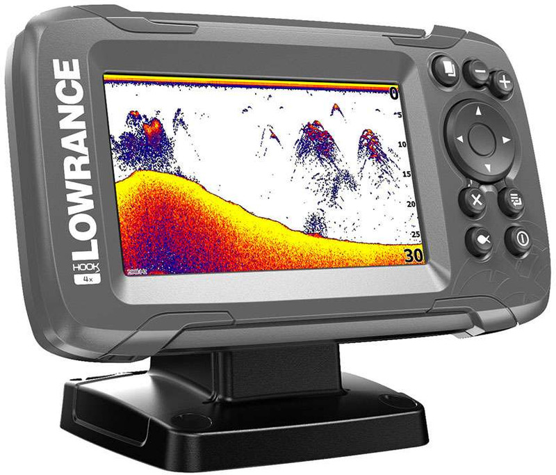 Lowrance HOOK2-4x 4in Fishfinder w/ Bullet Skimmer