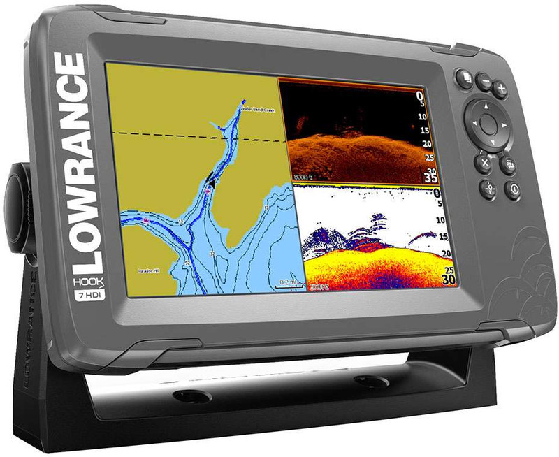 Lowrance HOOK2-7 7in Combo w/ SplitShot and Nav+ Chart