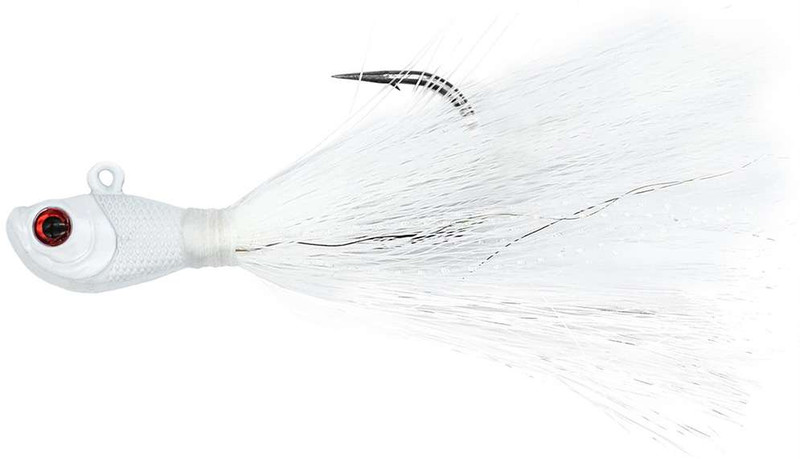 Intent Tackle Pro Series Bucktail - 1/2oz - White - TackleDirect