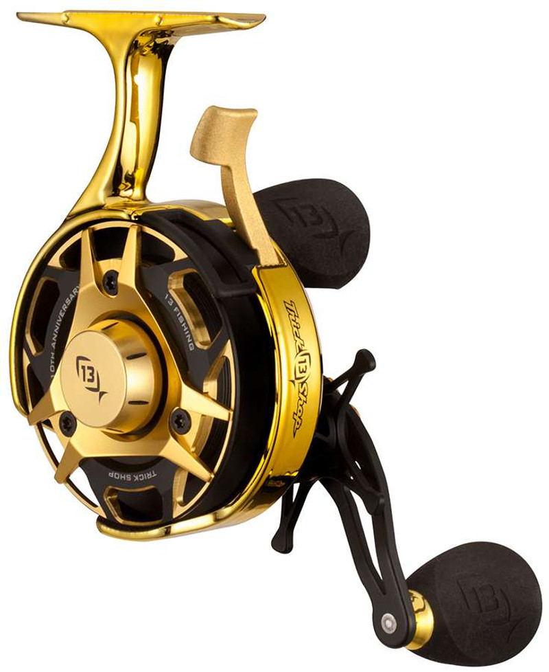 13 Fishing FreeFall Carbon 10th Anniversary Ice Reels - TackleDirect