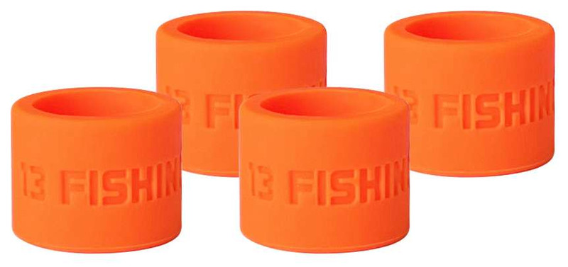 13 Fishing Ice Reel Anchor Wraps - Neon Orange - TackleDirect