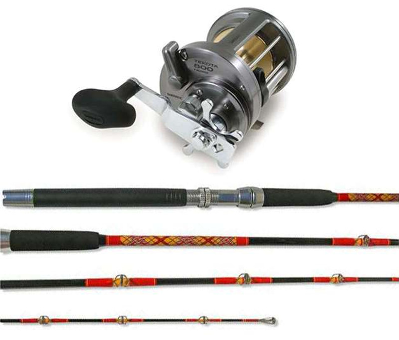 Tony Maja Custom/Shimano Tekota 800 Bunker Spoon Combo - TackleDirect