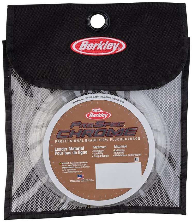 Berkley ProSpec Chrome Fluorocarbon Leader 130lb - 33yd - TackleDirect