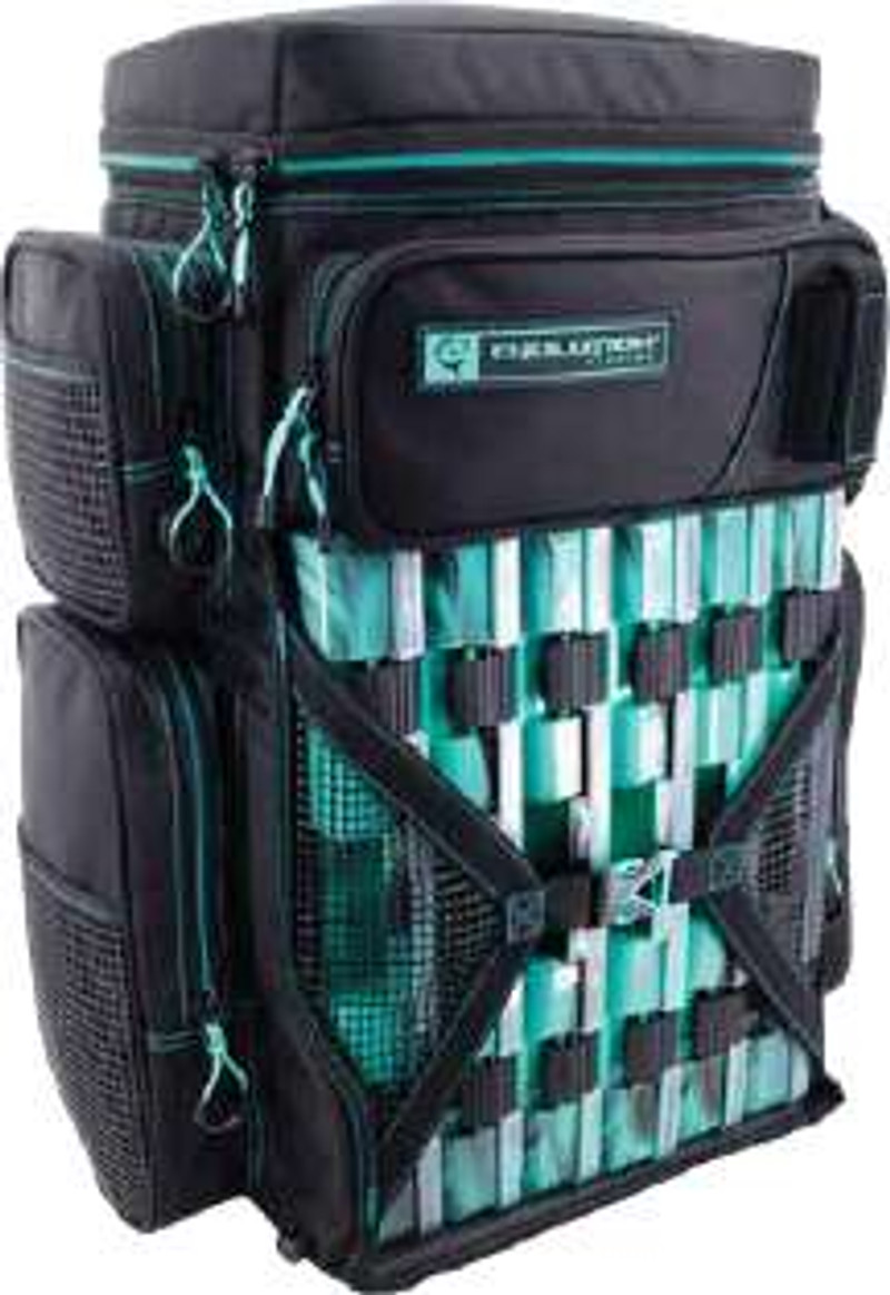 Evolution Outdoor 3600 Drift Series Tackle Backpack - Seafoam/Black