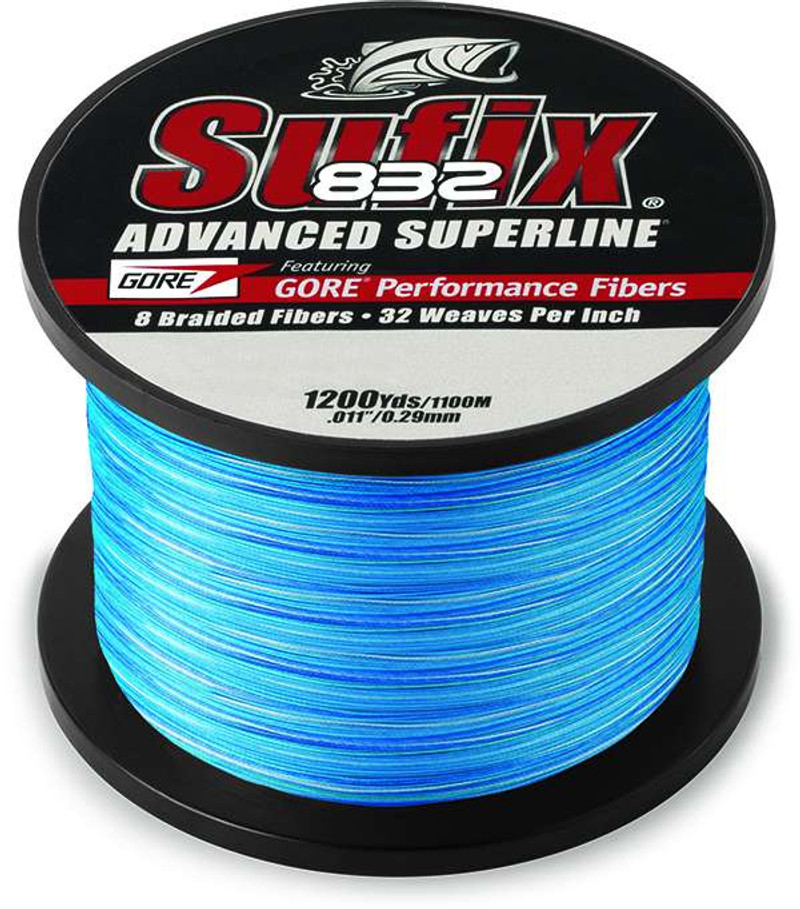 Sufix 832 Advanced Superline - Coastal Camo - 1200yds - TackleDirect