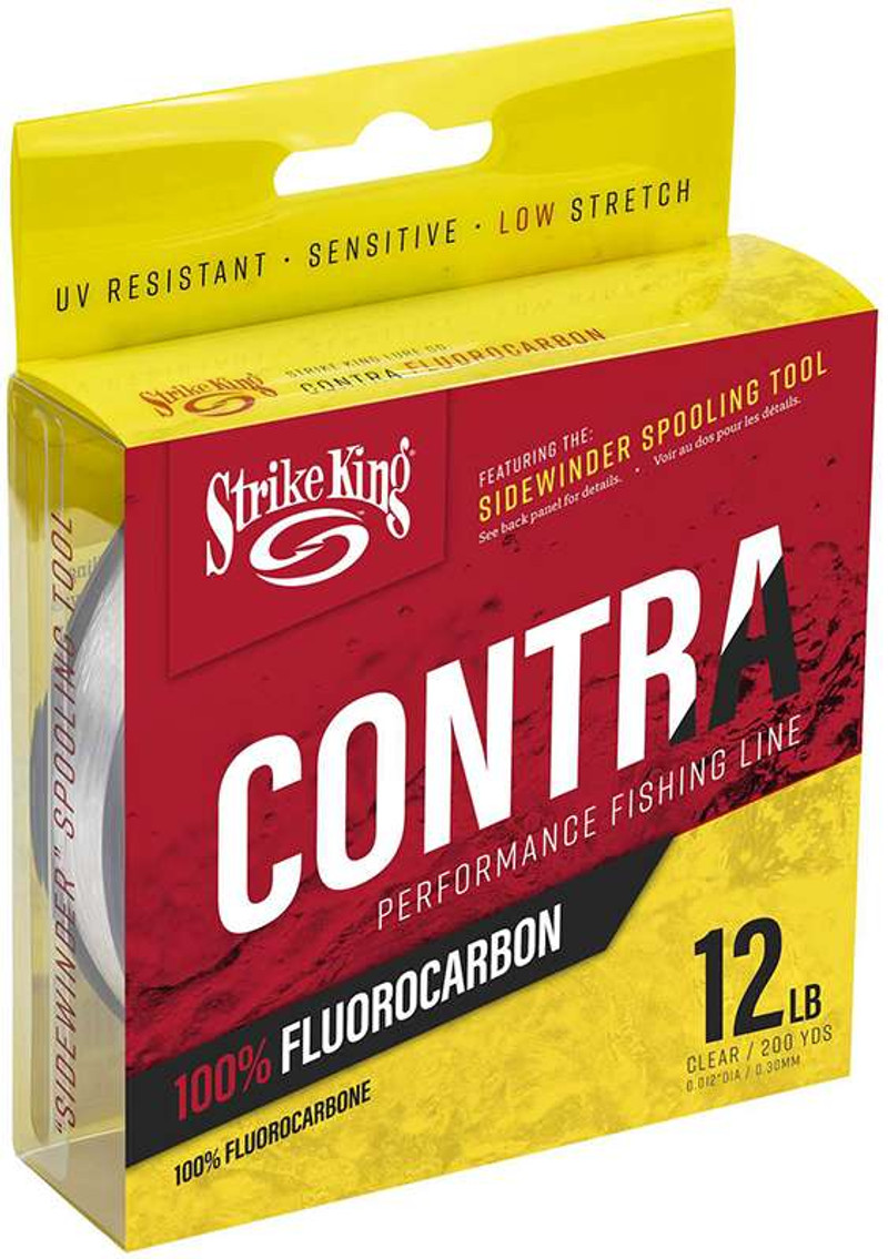 Strike King Contra Fluorocarbon Line - 15lb - 1000yd - TackleDirect