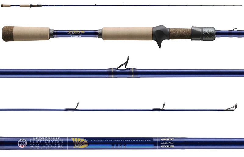 St. Croix Mojo Bass Glass Spinning Rods - American Legacy Fishing