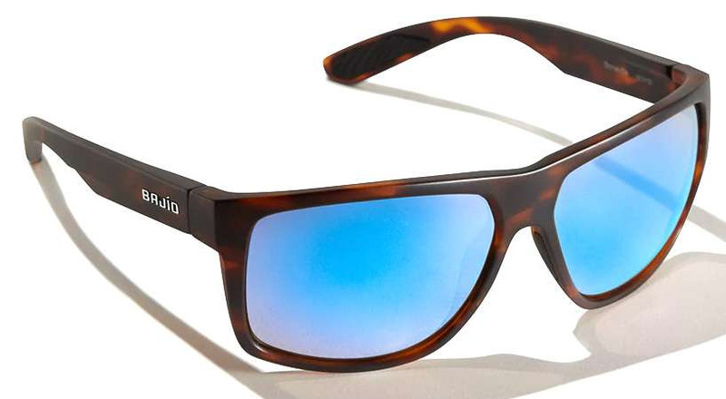 Bajio Boneville Sunglasses - Dark Tortoise Matte Frame/Blue Glass Lens