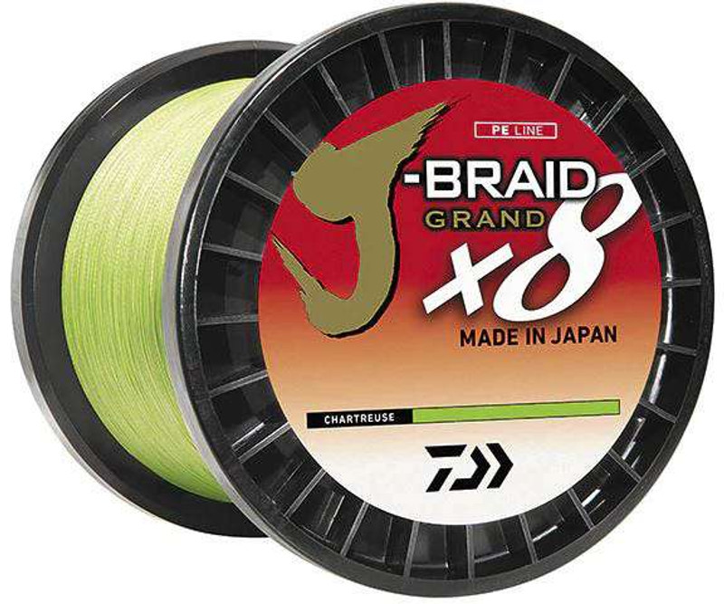 Daiwa J-Braid X8 Grand Braided Line Chart 10lb - 3000yd - TackleDirect