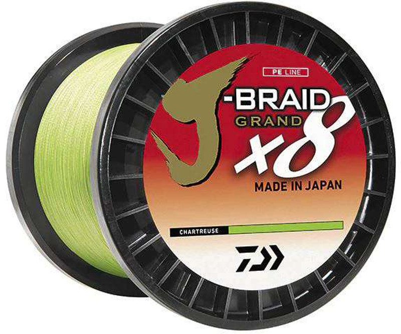 Daiwa J-Braid X8 Grand Braided Line Chart 15lb - 3000yd - TackleDirect