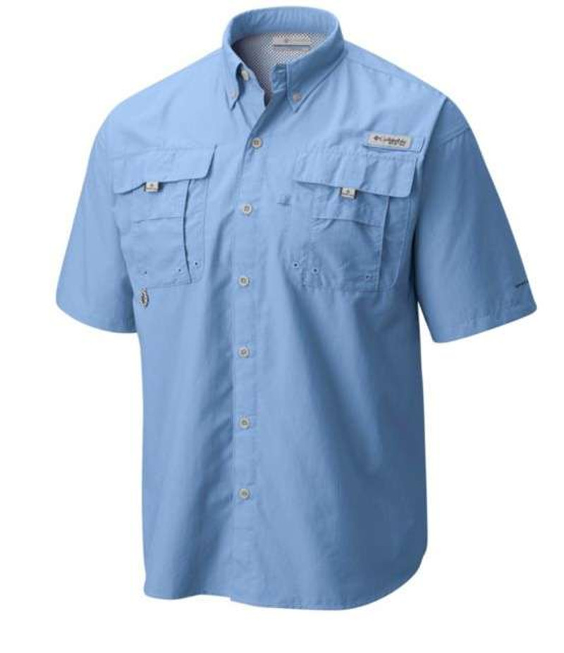 Columbia Men's Bahama II Short Sleeve Shirt, SAIL, XX-Large