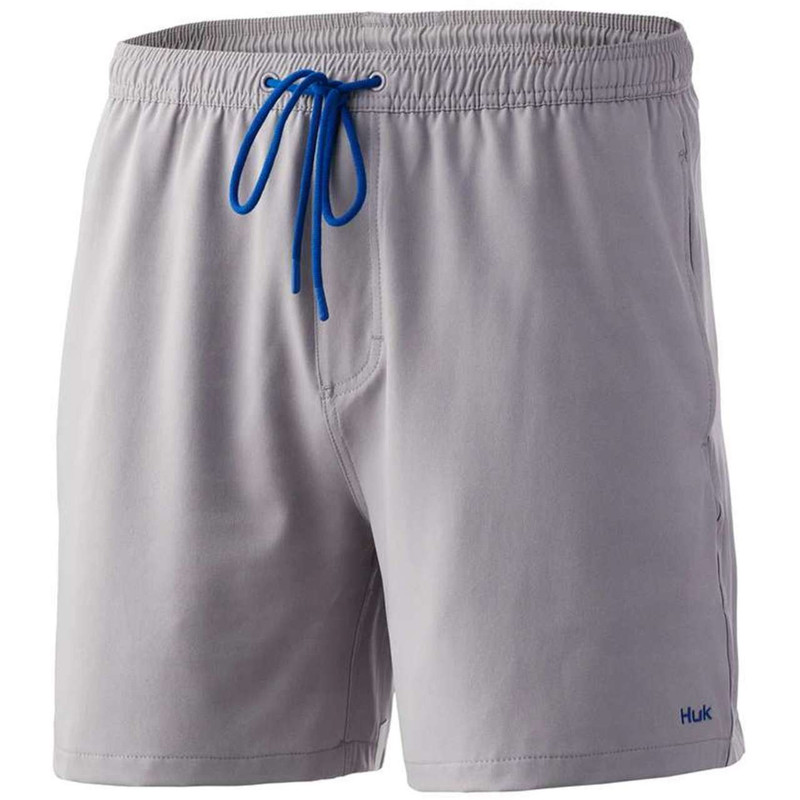 Huk Men's Pursuit Fishing Shorts - Overcast Grey - 3XL - Overcast