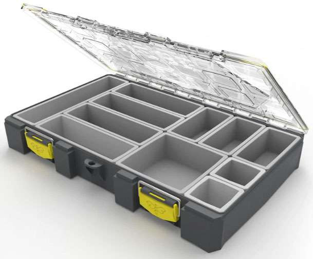 buzbe tackle box Medium-Long Keep your lures and tackle organized with the BUZBE Colony 28D Deep Medium Buzbe Colony 28 Modular Tackle