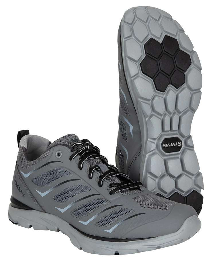 Simms Challenger Air Vent Shoe - Steel - TackleDirect