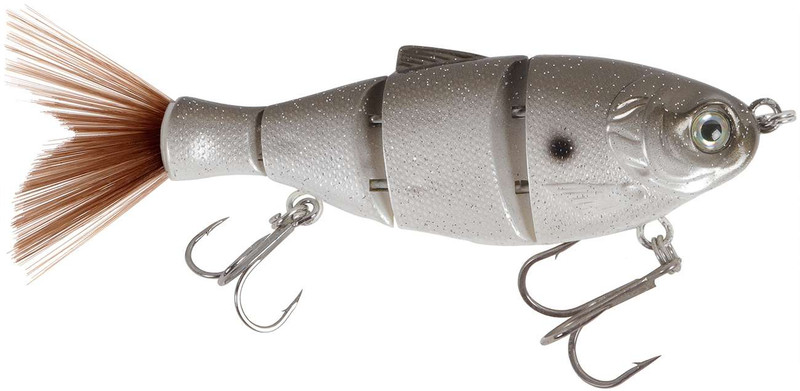 Duckett Fishing BD Shad Swimbait - 6in - White Bass - TackleDirect