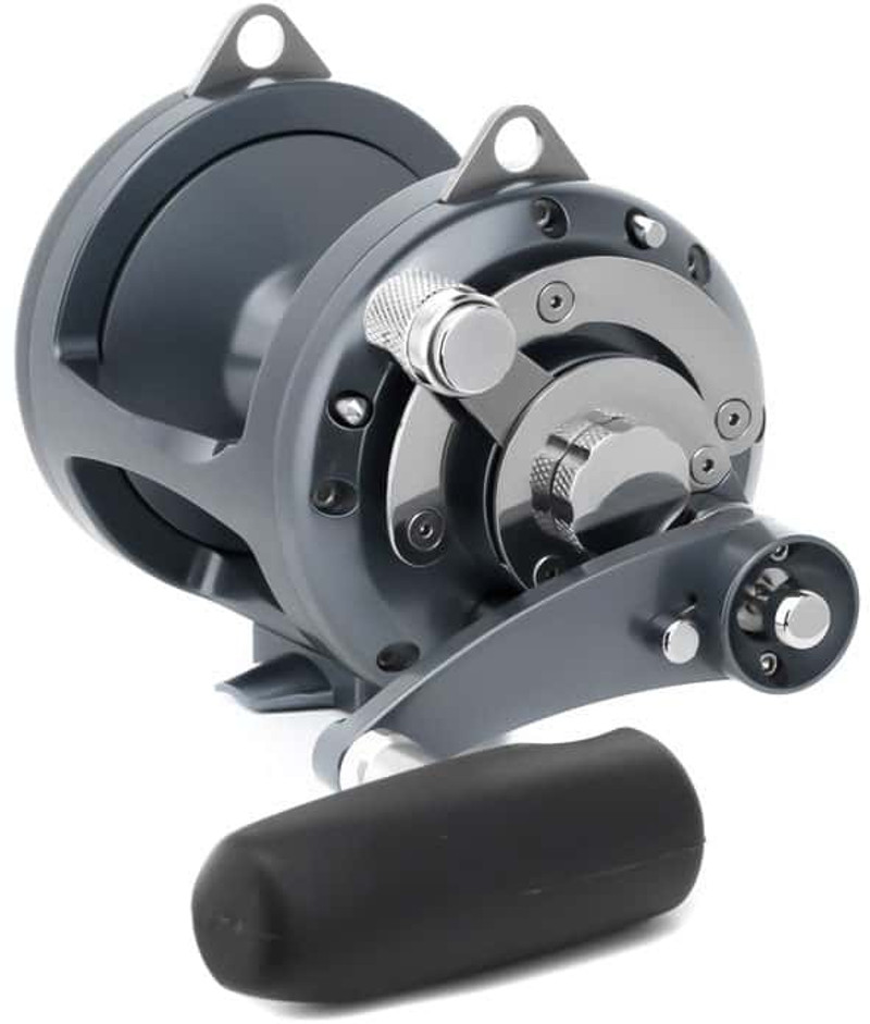 Avet EXW 30/2 Two-Speed Lever Drag Reels Silver L/H - TackleDirect