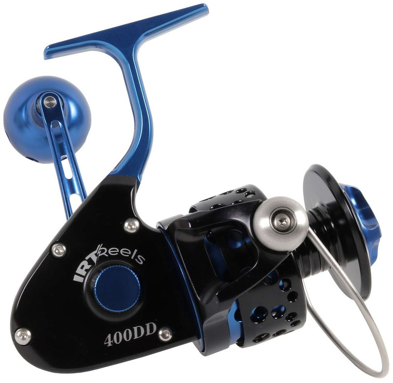 IRT Reels IRT400DD Spinning Reel - Black/Blue