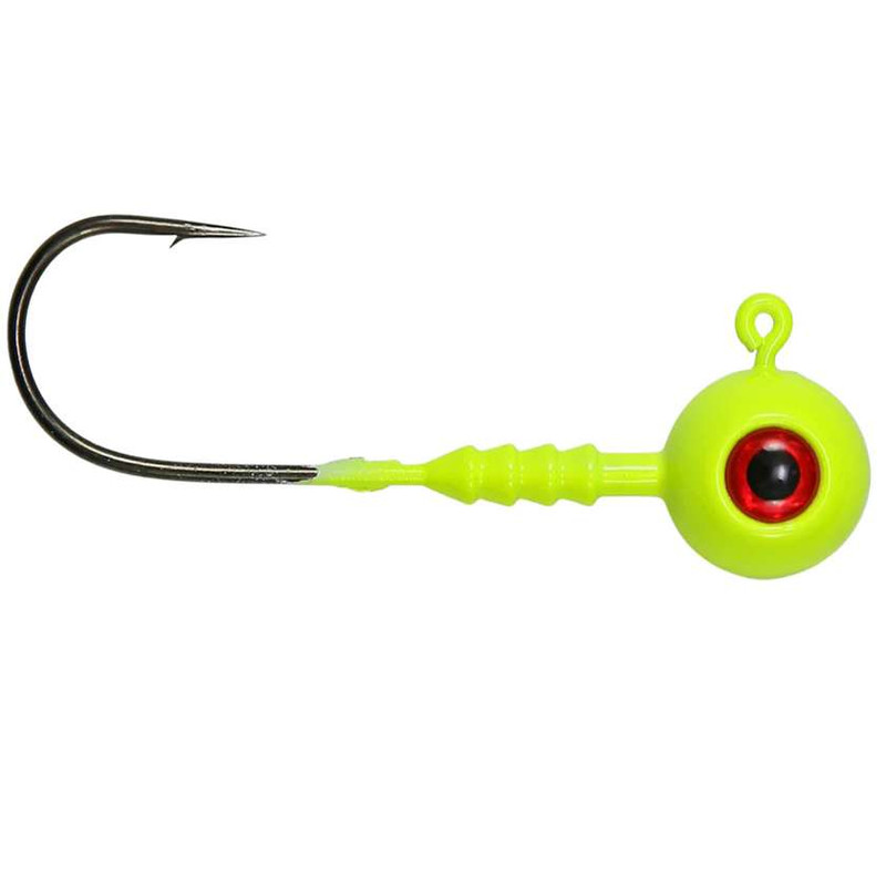 Jigging World Power Ball V2 Jig Head - 3oz - Charteuse