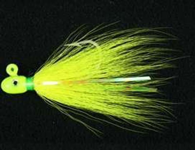 MagicTail Bullet Head Bucktail - 5oz - Chartreuse