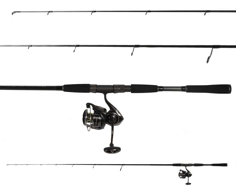 Ocean Tackle International Pitch Black Inshore/Daiwa BG MQ Spinning Reel  Combos