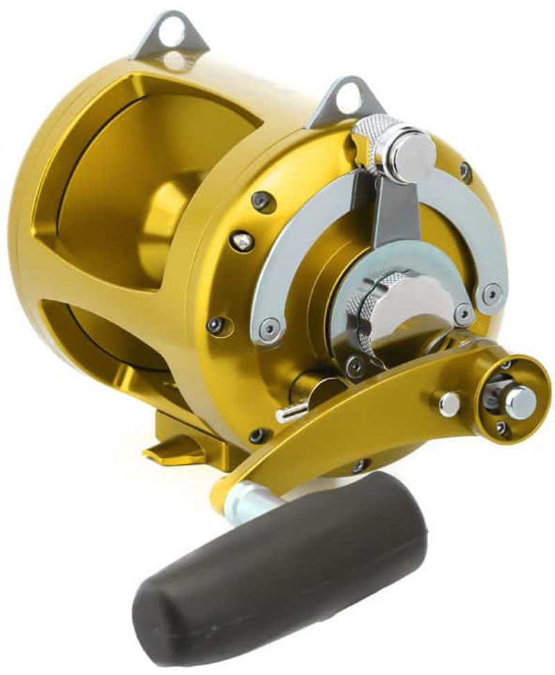 Avet EXW 50/2 Two-Speed Lever Drag Big Game Reels Gold