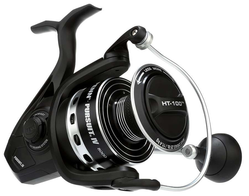  PENN Pursuit IV Spinning, Fishing Reel, Spinning Reels, Sea - Inshore  Fishing, Spin Fishing, Jig, Lure Reel for All-Round Use, Boat, Kayak,  Shore, Unisex, Black Silver, 3000 : Sports & Outdoors