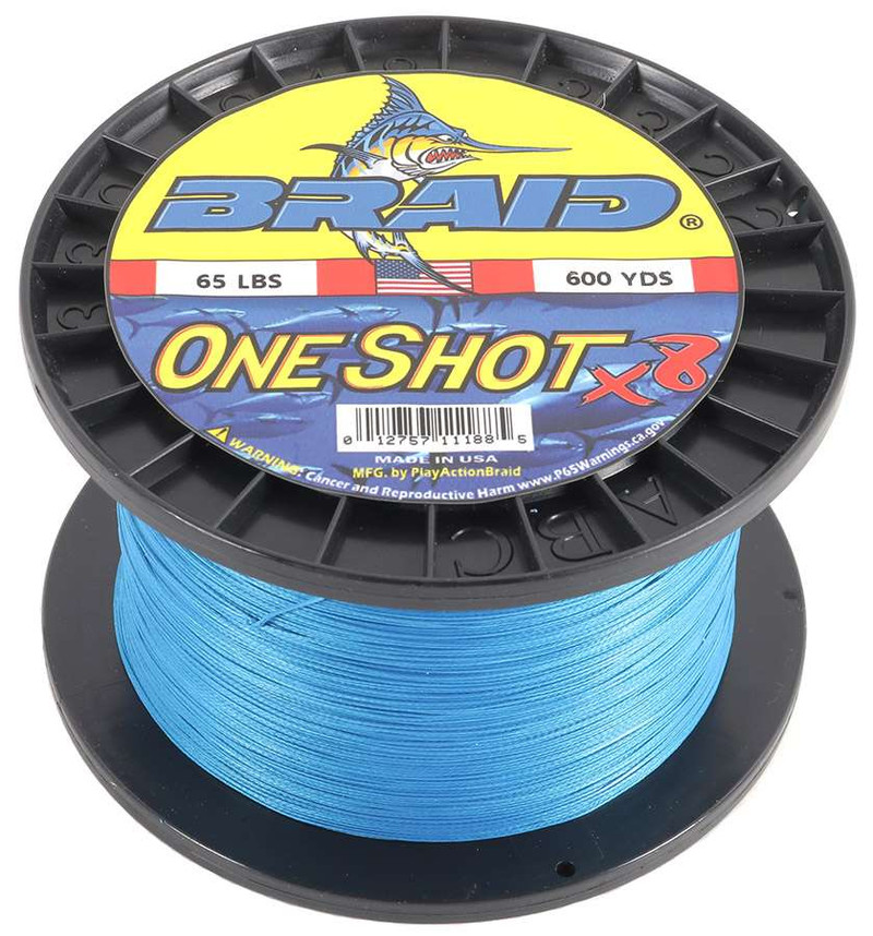 Momoi Diamond Braid Generation III Fishing Line 8X - Blue - 65lb - 600 yards