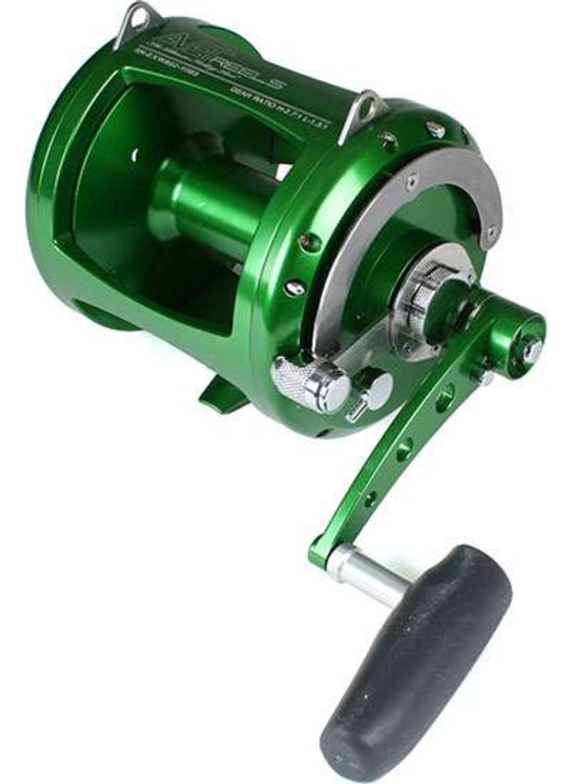 Avet EXW 80/2 Two-Speed Lever Drag Big Game Reel Green