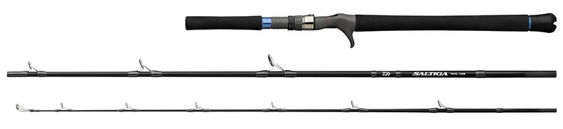 Daiwa Saltiga Saltwater Travel Fishing Rods (Model: Casting / SATR703MHFB),  MORE, Fishing, Rods -  Airsoft Superstore