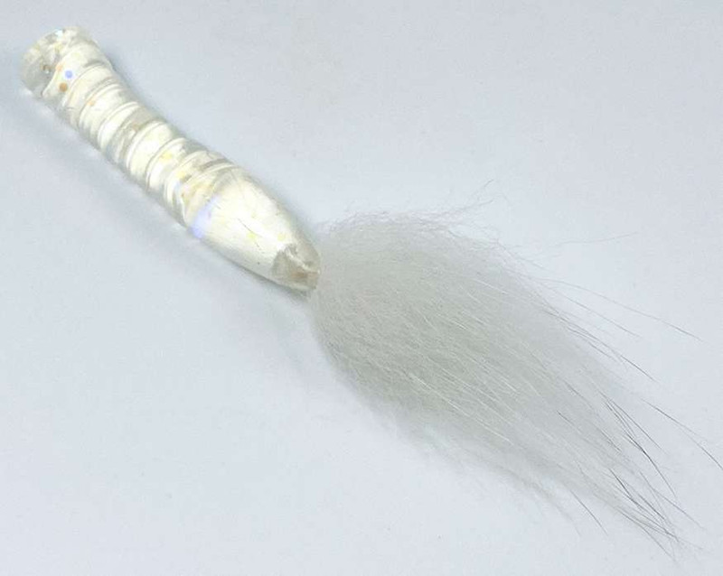 Rabid Baits Fox Tail Ned Rig Bait - 3in - Ghost - TackleDirect