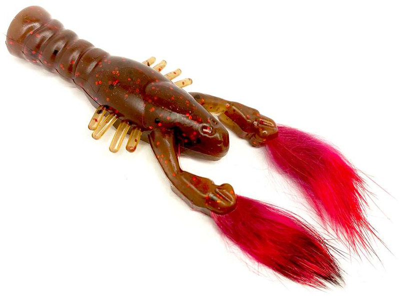 Rabid Baits RC3-024 Rabid Craw 3 Crayfish Monster Red.