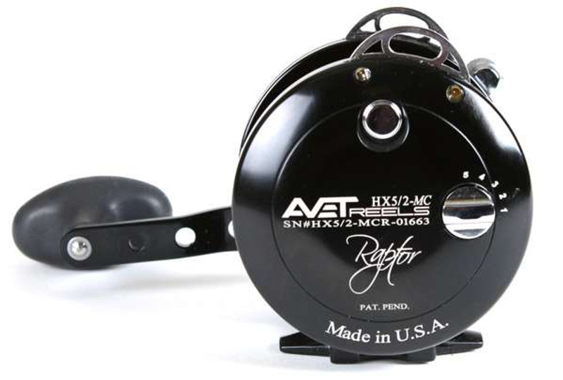Avet HX 5/2 Magic Cast Raptor Two Speed Reel - Right-Hand - Silver
