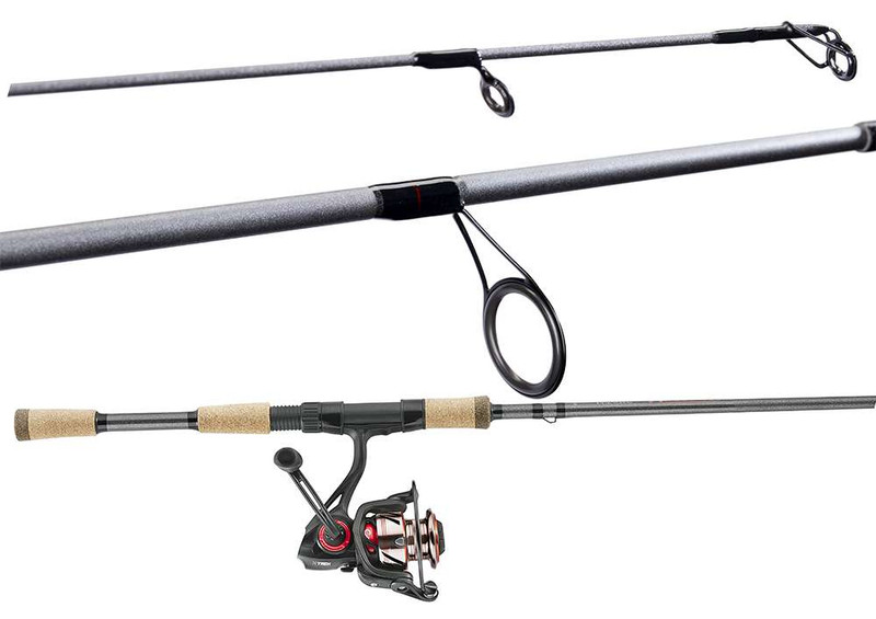 St. Croix X Trek Freshwater Spinning Rod & Reel Combo 2000 6'6 Medium 2  Piece | CTCS66MF2-C