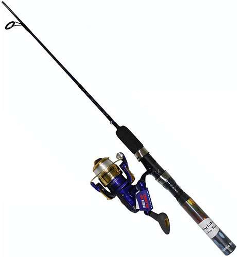 Master DN477-WL 6ft 6in Lighted Spin Combo Blue - TackleDirect