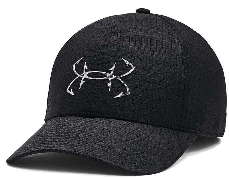 Under Armour Men's Iso-Chill Armourvent Fish Adjustable Hat - Black