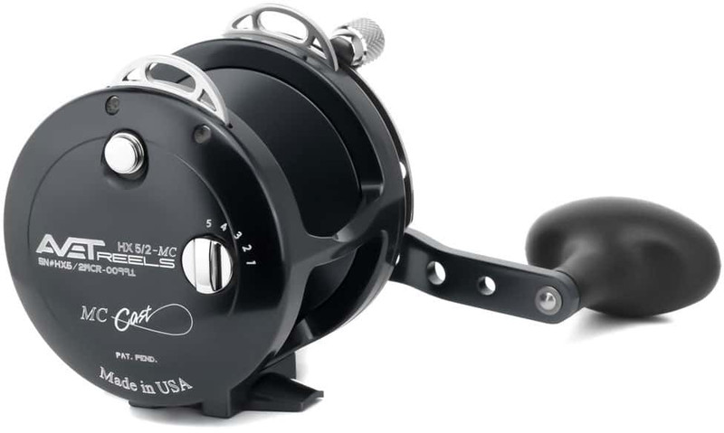 Avet HX 5/2 MC Two-Speed Lever Drag Casting Reels Red