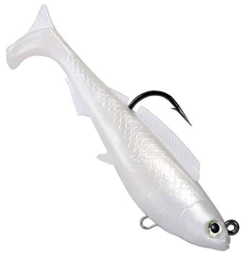 Z-Man HerculeZ Swimbait - 6in - Pearl - TackleDirect