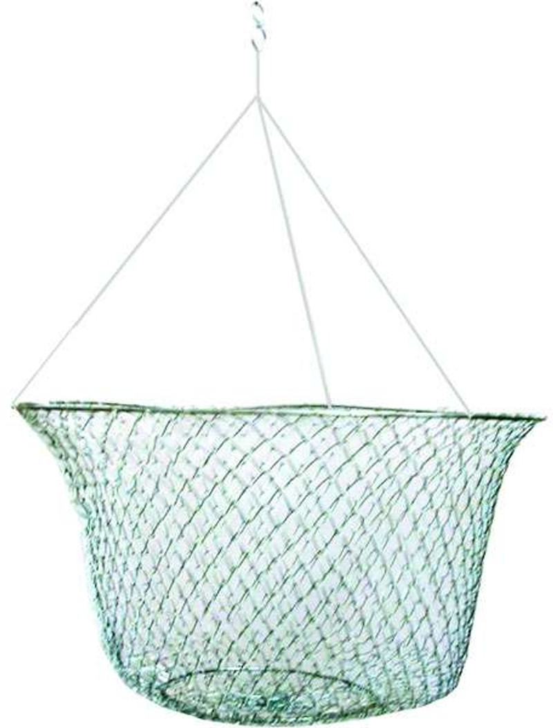 Eagle Claw 10161-009 Two-Ring Wire Mesh Crab Net - TackleDirect