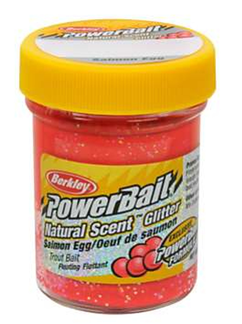Berkley BGTSSMP2 PowerBait Natural Glitter Trout Bait - Salmon Peach