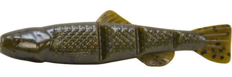 NetBait BaitFuel Chatterbait Trailer - Green Pumpkin - TackleDirect