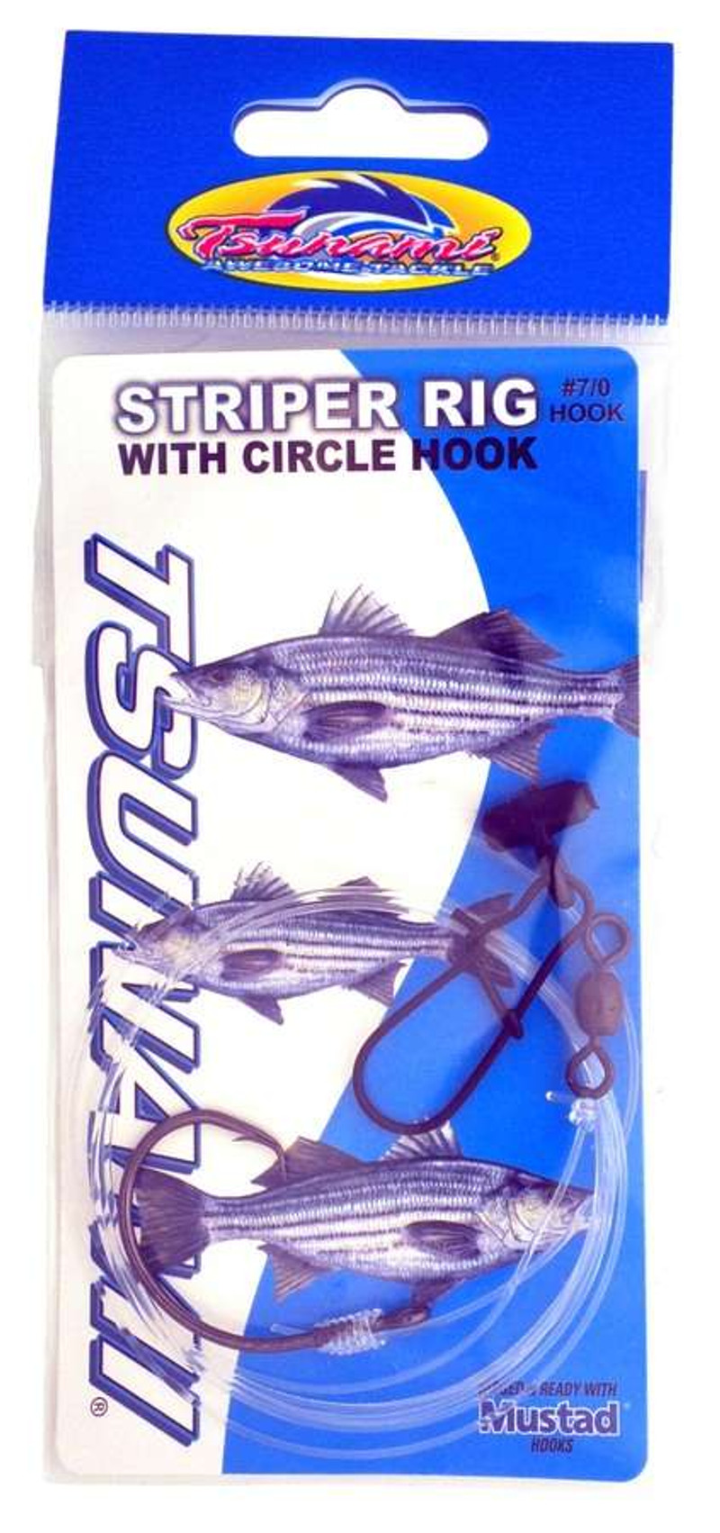 Tsunami Striped Bass Drift Rig w/ Circle Hook - TackleDirect