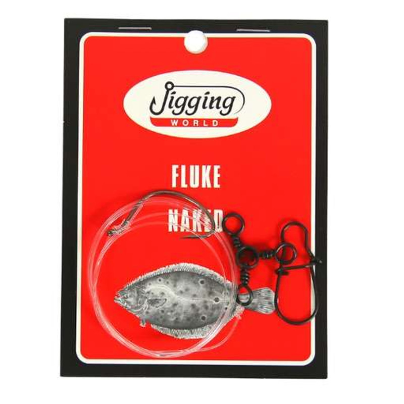 Jigging World Fluke Rig - Naked - 3/0 - TackleDirect