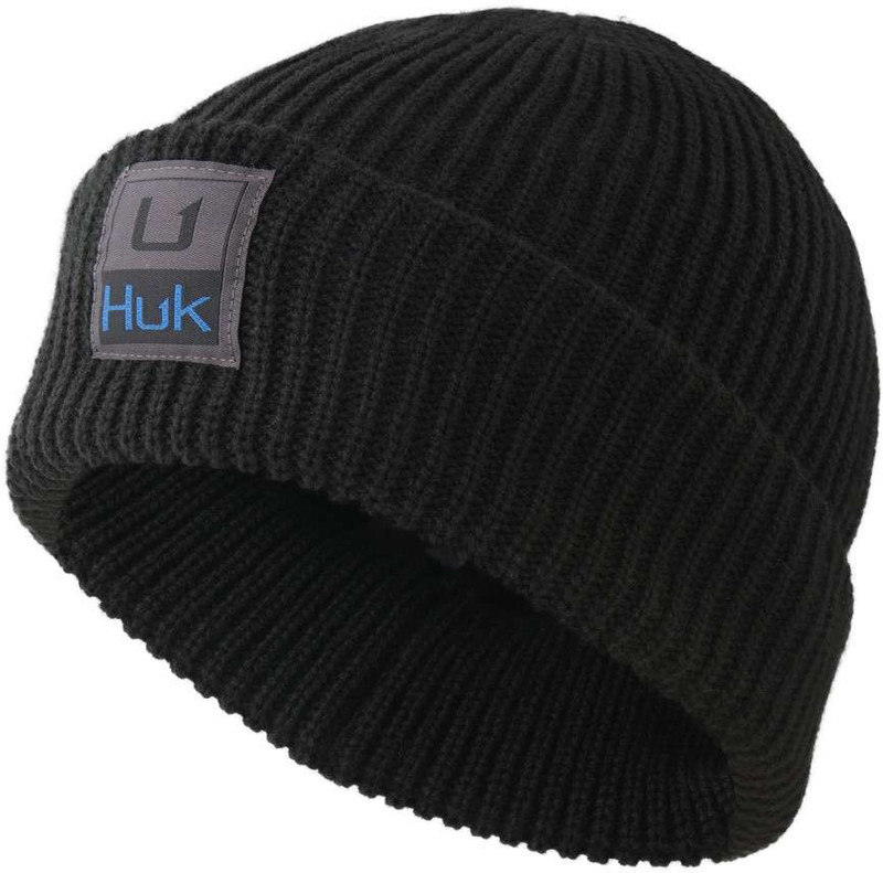 HUK Men's Knit Cuffed Winter Beanie, Huk'd Up-Khaki, One Size at   Men's Clothing store