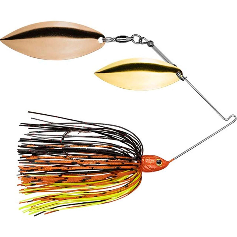 Strike King Tour Grade Double Willow Spinnerbait 3/4oz - Green Tomato